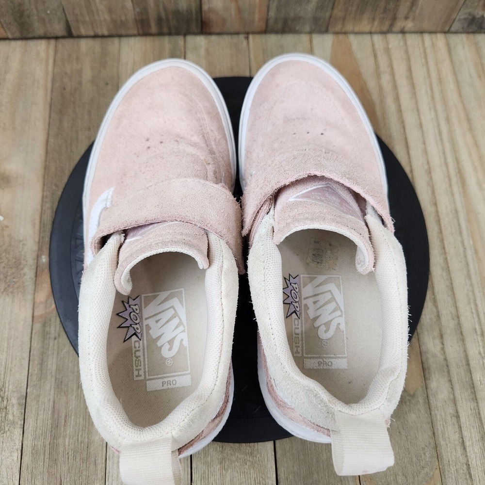 Women's Vans Sk8 Pro Size 5 Pink Suede Skatboarding Shoes - Picture 6 of 10